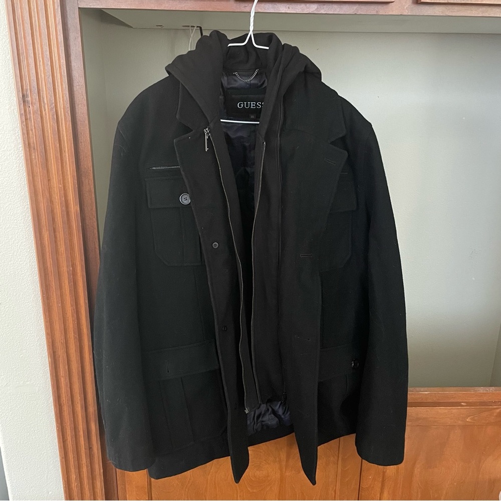 Mens Heavy Pea Coat